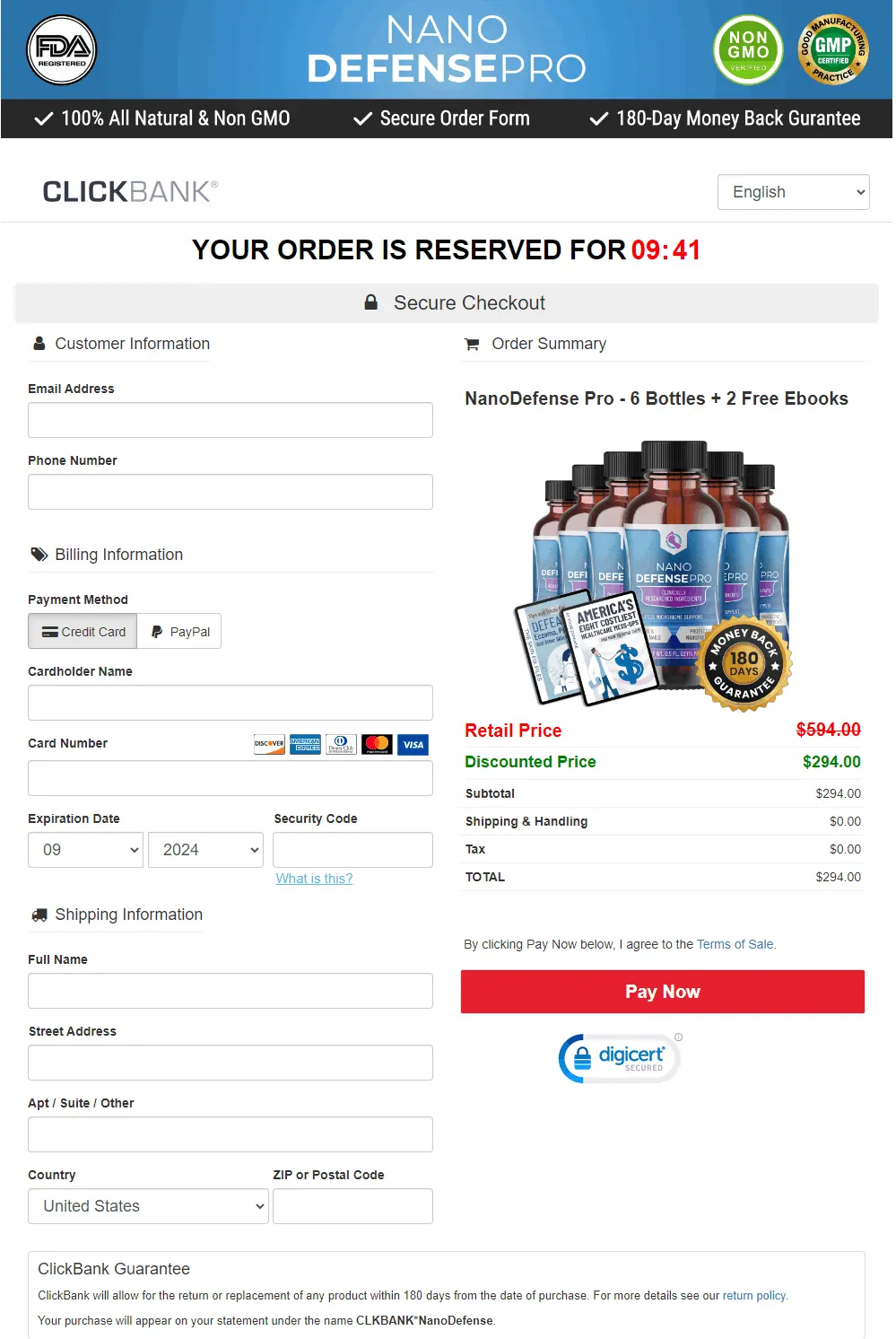 NanoDefense Pro_secure_checkout